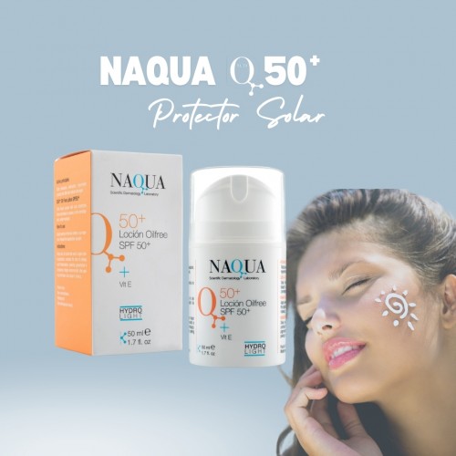 Proteccion solar Q50+ NAQUA