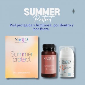 Summer protect Naqua protector solar q50+ antiox complex